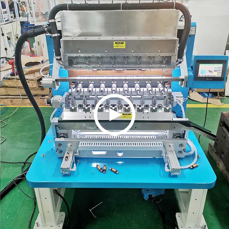 NY-7508全自動(dòng)八軸繞線剝漆一體機(jī)視頻